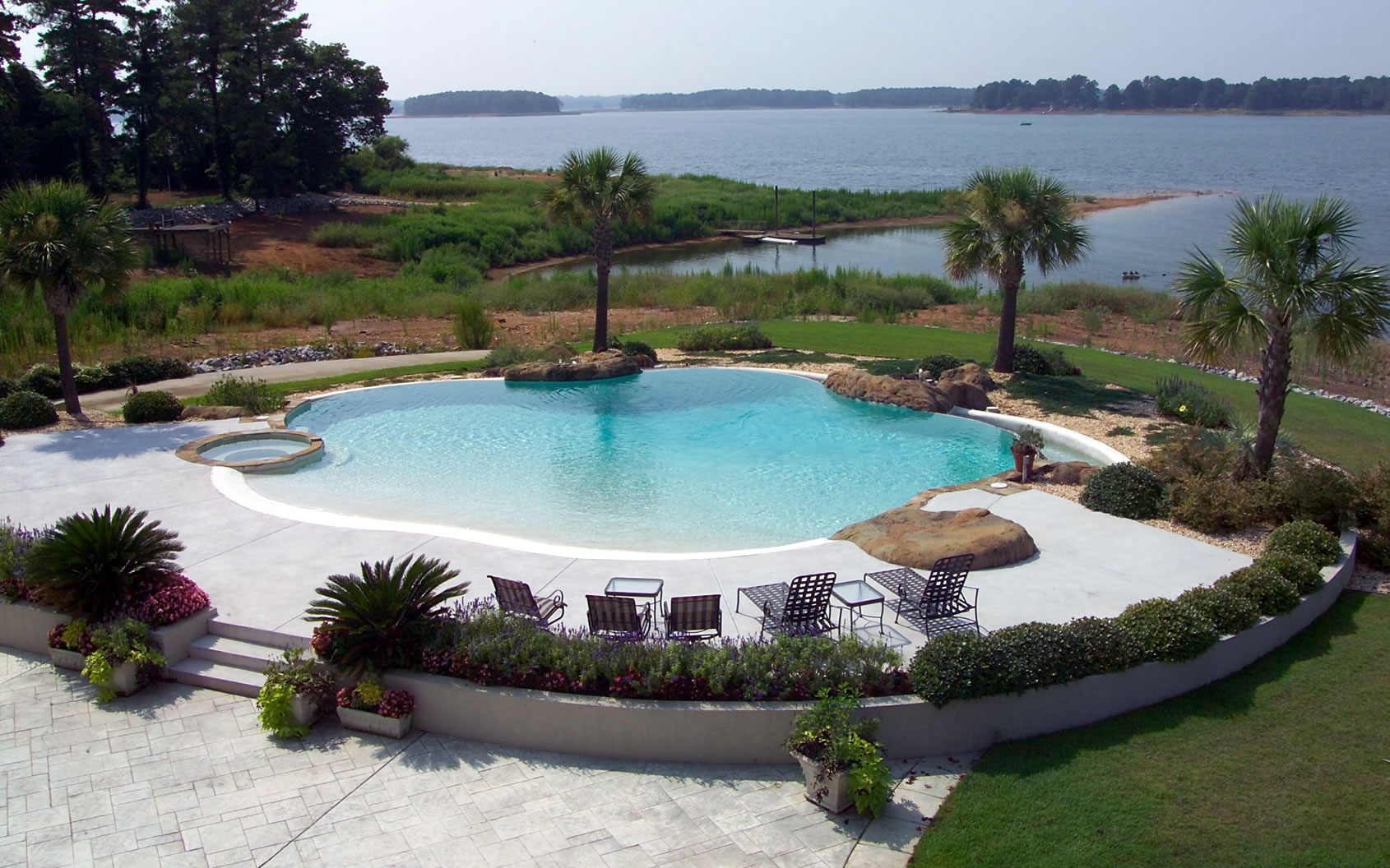 Residential Pools & Spas by Columbia and Charleston South Carolina Pool Designer Crystal Pools LLC