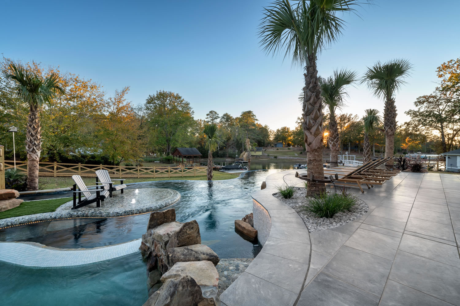 Chapin Lazy River  Pool Design Build
