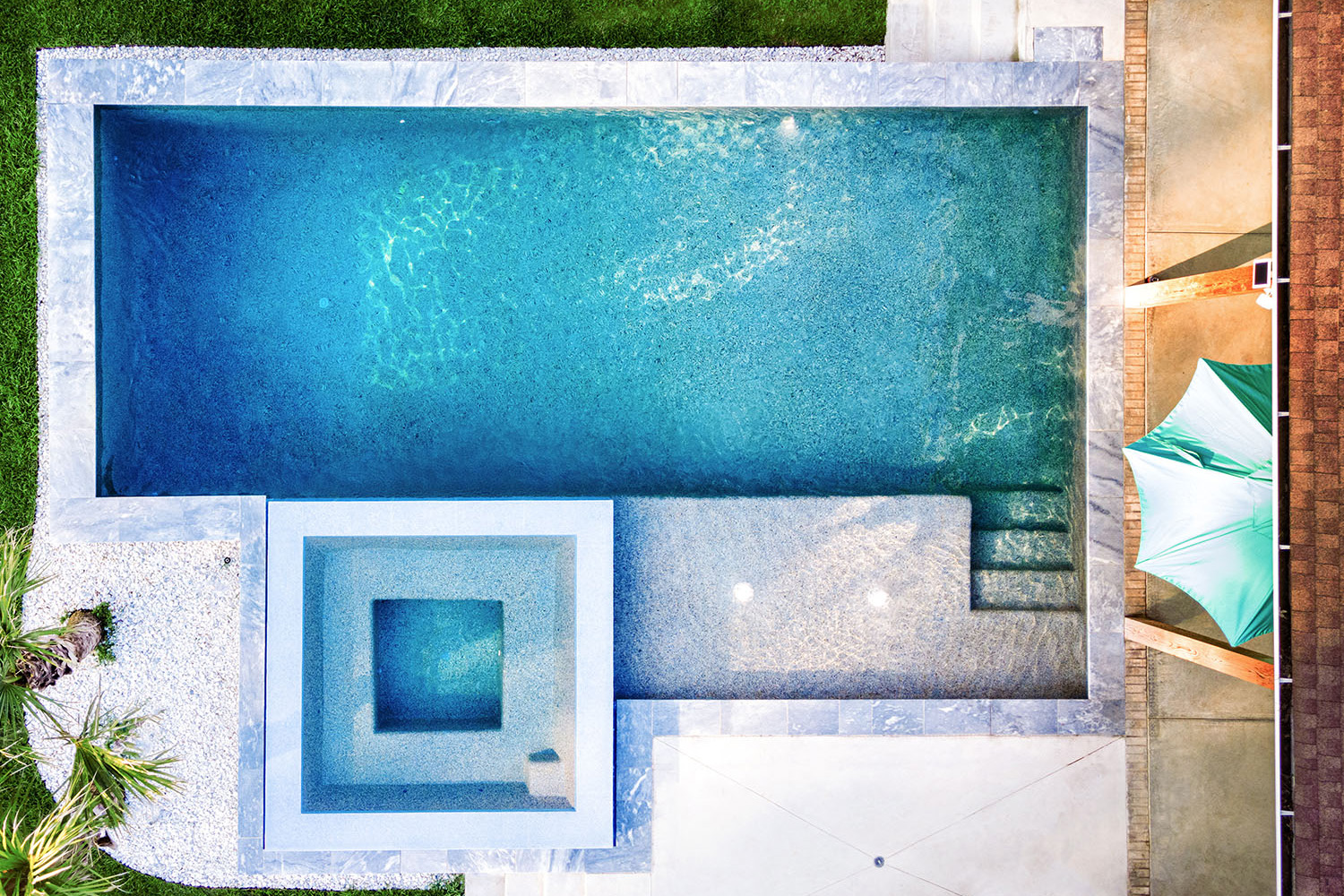 Ridgeway Swimming Pool Design with Spa